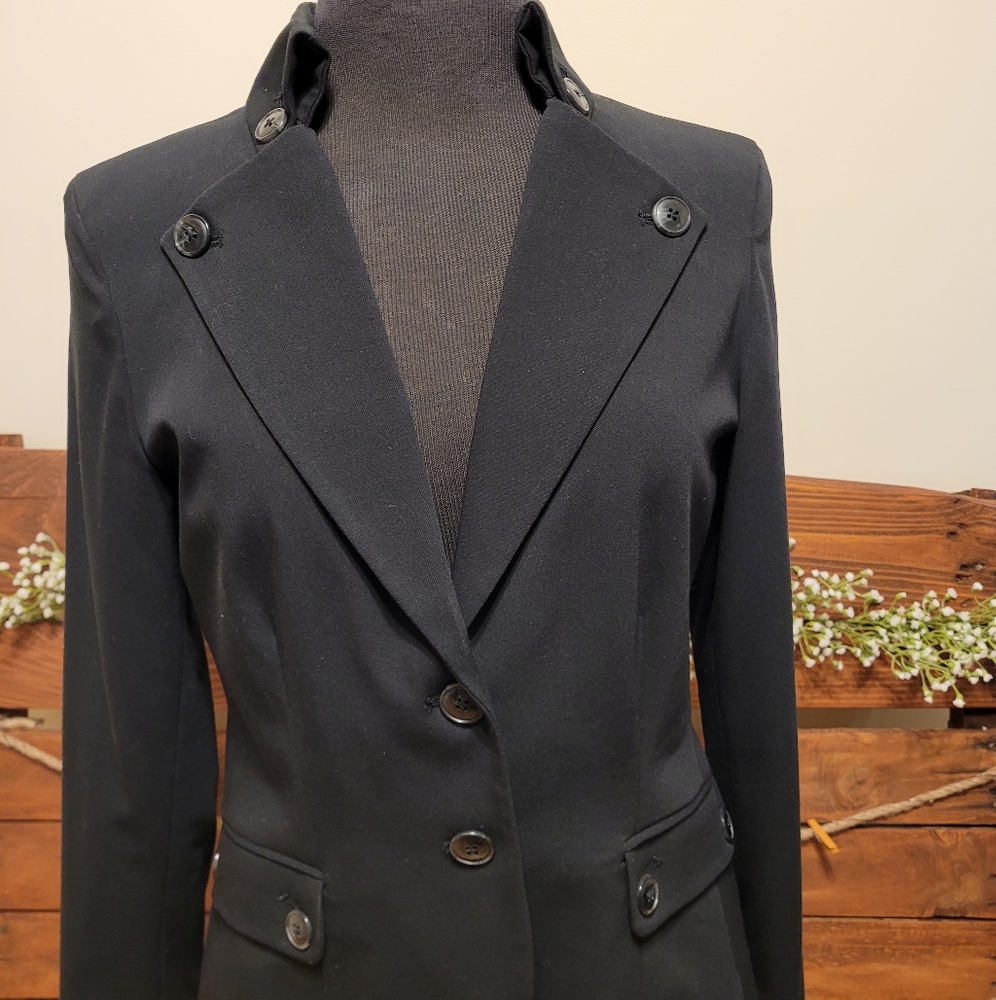 Black blazer with Button details